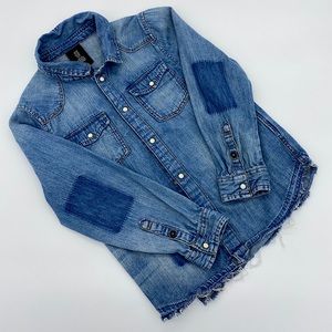 Long-Sleeve Jean Shirt (kids)